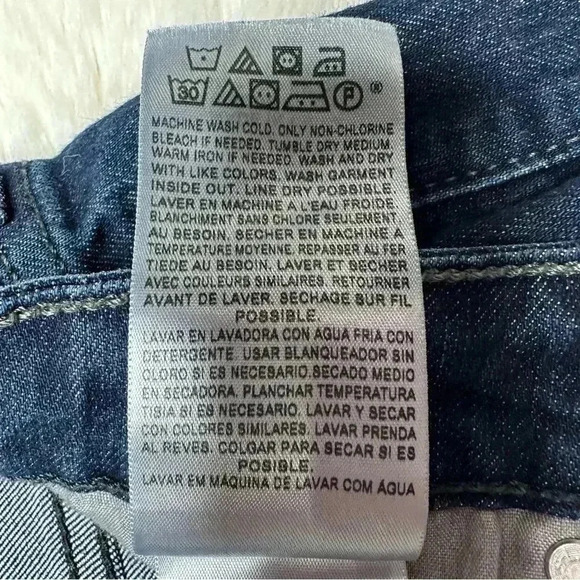 Denizen From Levi’s Boot Cut Jeans Dark Wash Size 8M - Picture 11 of 16